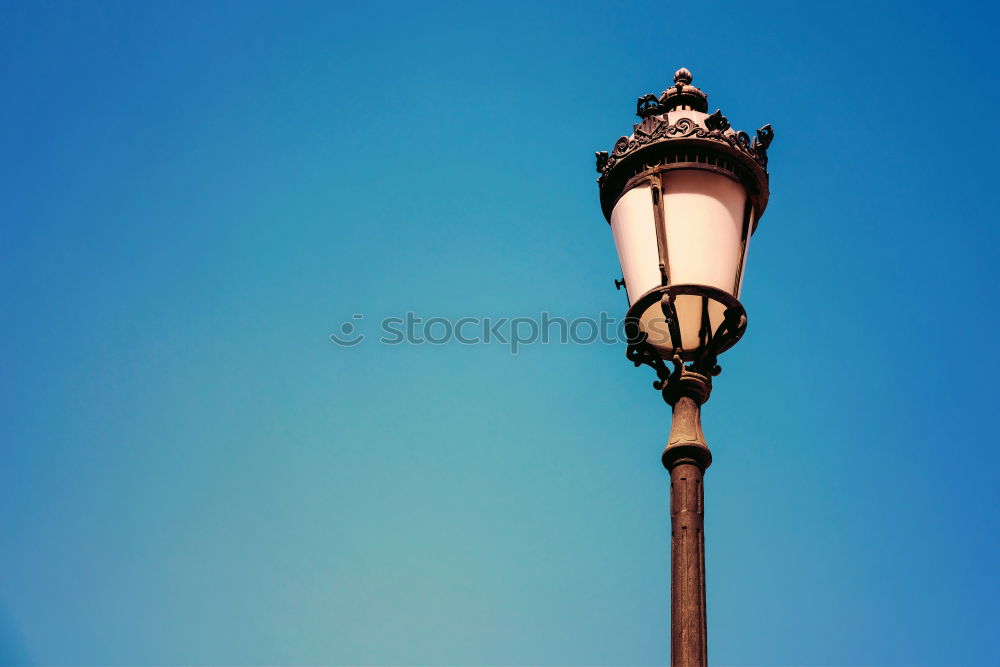 Similar – Image, Stock Photo City street light yellow against the blue sky