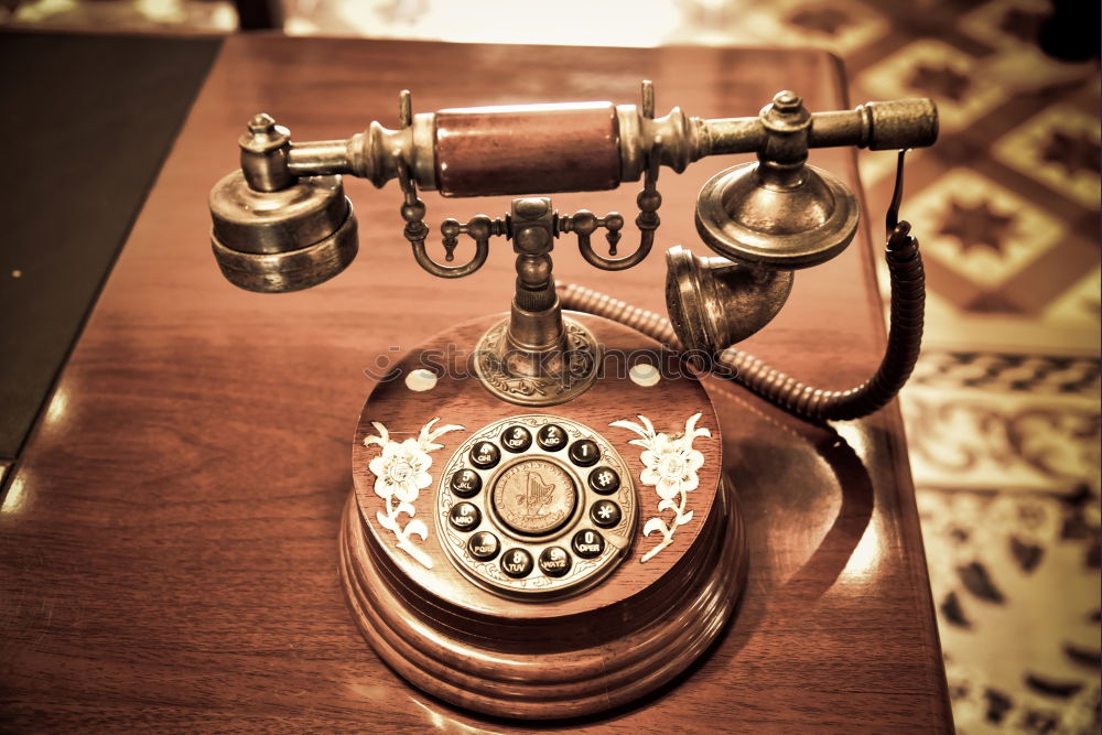 Vintage telephone Table