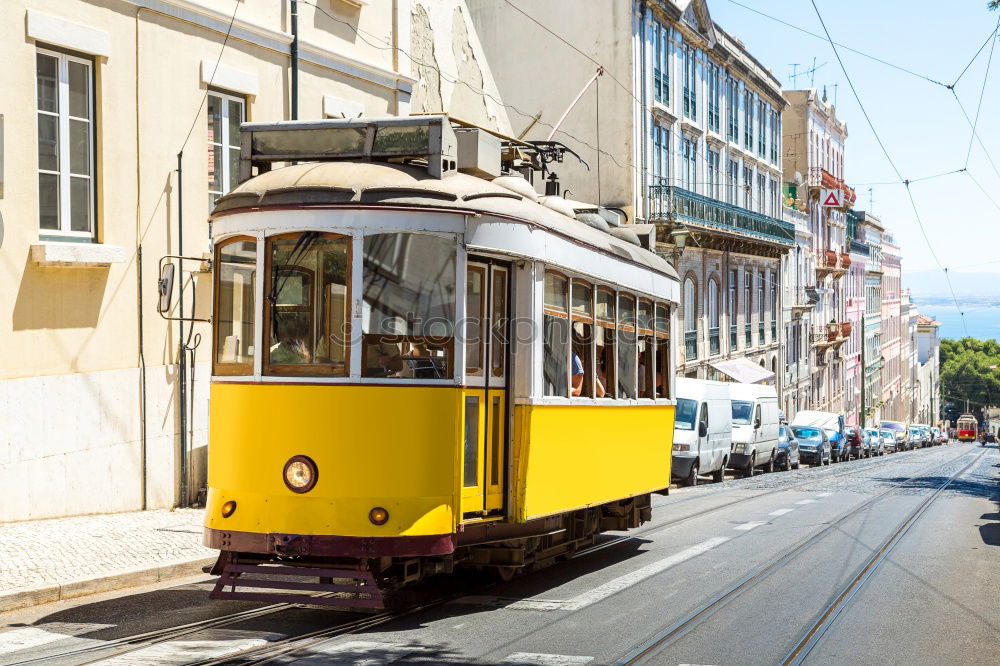 Similar – Image, Stock Photo rush hour Prague Downtown