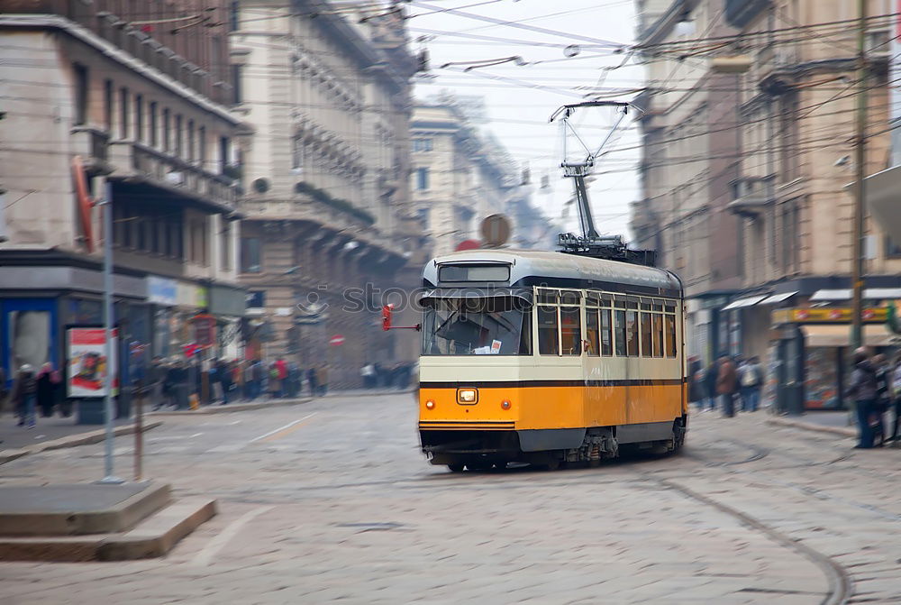 Similar – Image, Stock Photo rush hour Prague Downtown