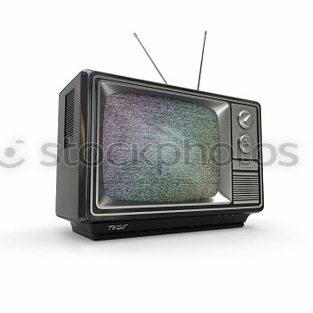 Similar – Image, Stock Photo 70’s TV with disturbance | XXL Panorama