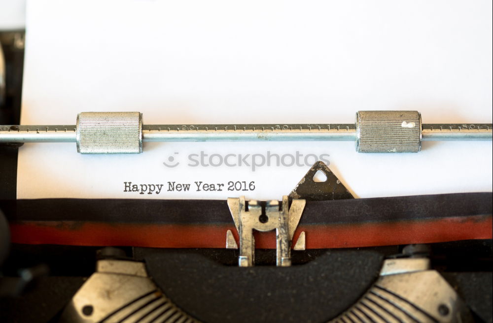 Similar – Image, Stock Photo The German word test result negative written with an old mechanical typewriter with red-black ribbon in black color on a white sheet of paper