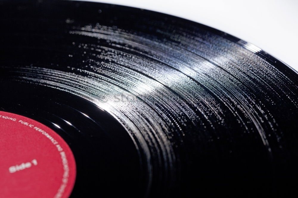 Similar – old vinyl records also make a nice | sound