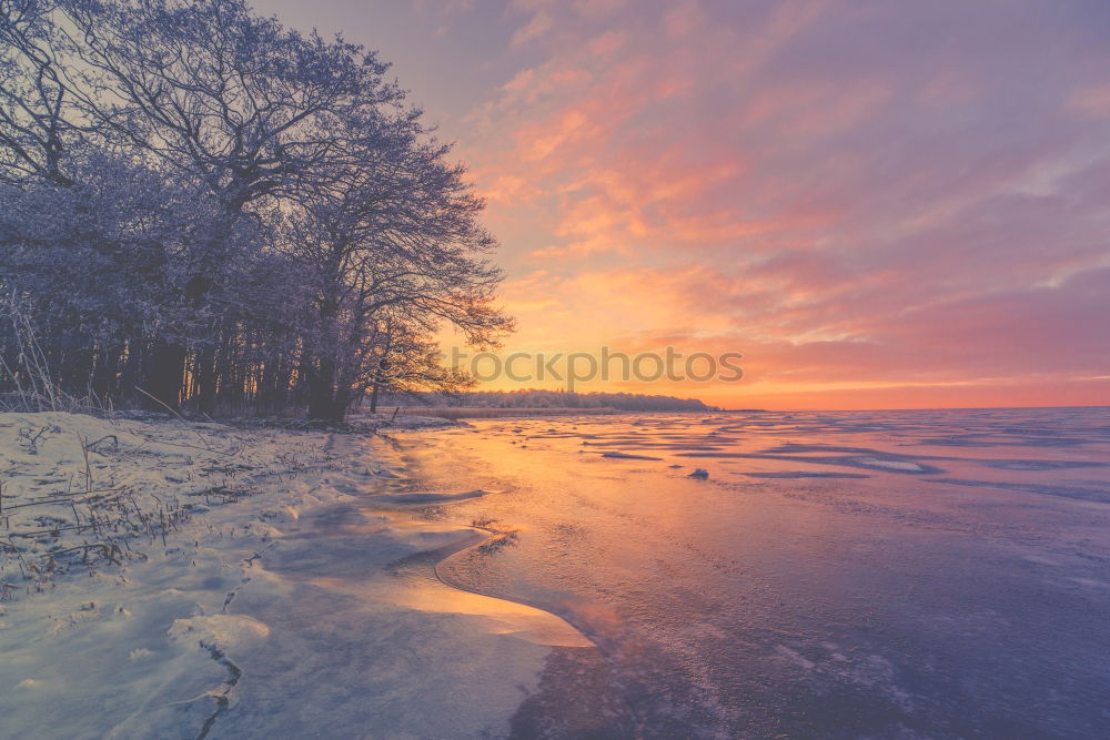 Similar – Image, Stock Photo View over the Warnow to Rostock in winter