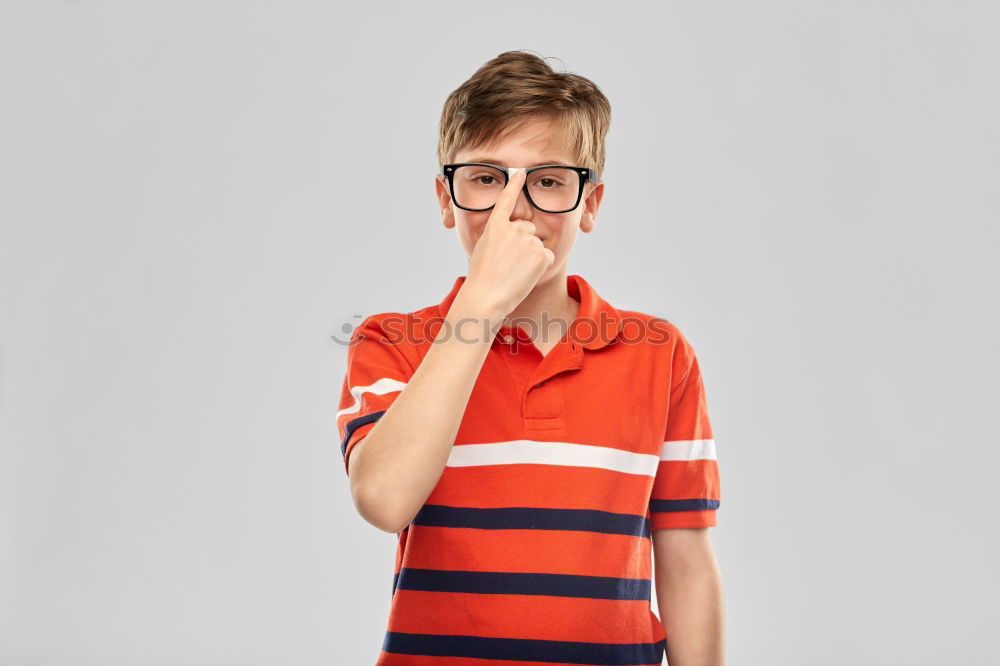 Similar – Image, Stock Photo smiling boy with glasses