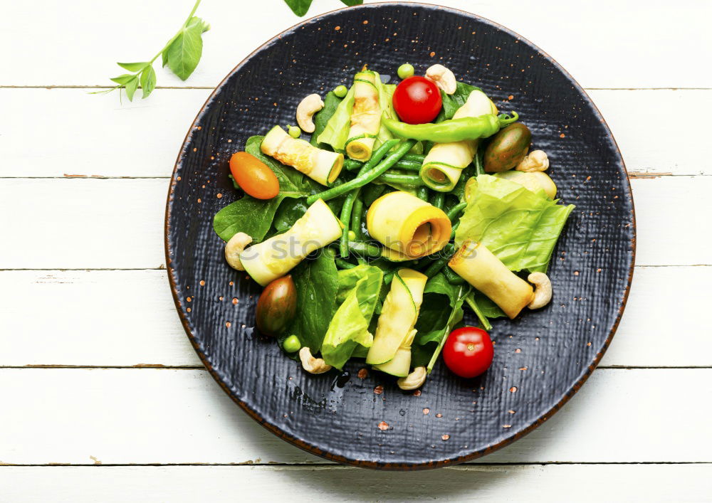 Similar – Image, Stock Photo Dietary salad with figs