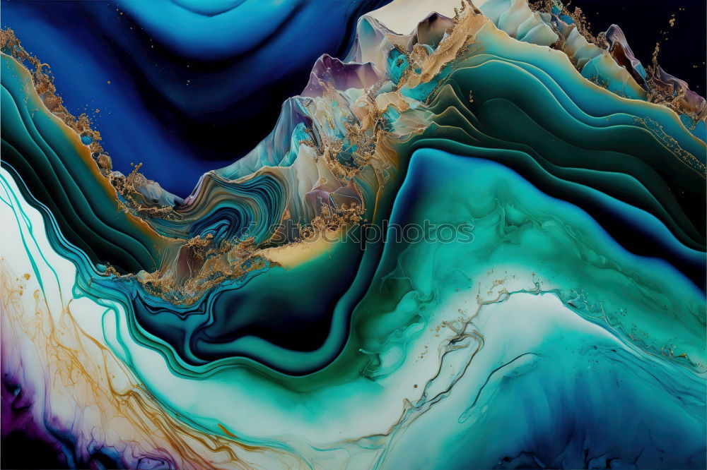 Similar – Image, Stock Photo Abstract flow of liquid paints in mix