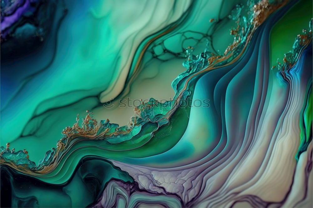 Similar – Image, Stock Photo Abstract flow of liquid paints in mix