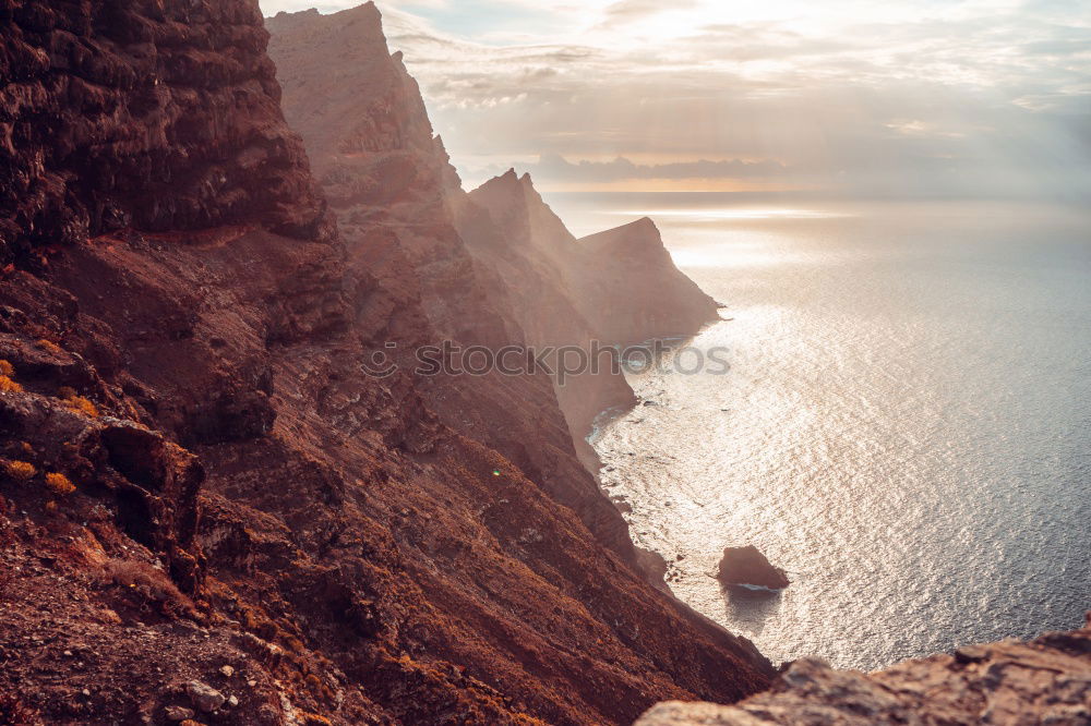 Image, Stock Photo Sunset on Mallorca