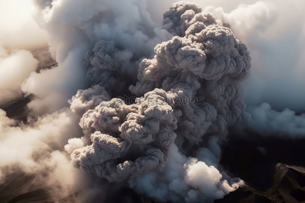 Similar – Image, Stock Photo Wildfire Burns Hill with Flames and Dramatic Smoke