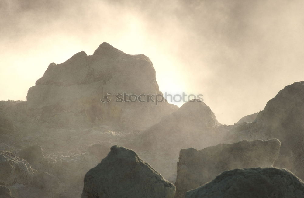 Similar – Image, Stock Photo Toxic smoke Vulcano Italy