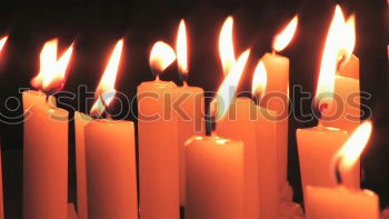 Similar – Image, Stock Photo Candles in the rain Night