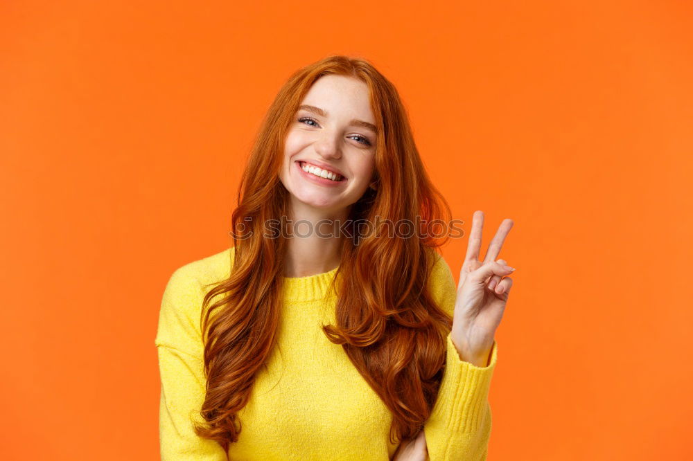 Similar – Image, Stock Photo Portrait of beautiful young woman using mobile phone in the street.