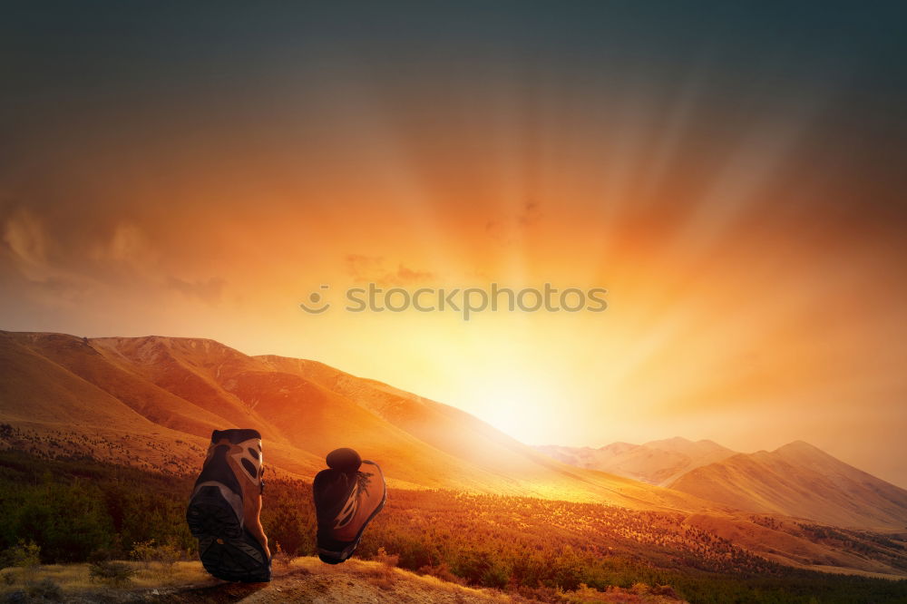 Similar – Three Girls Sunset Clouds