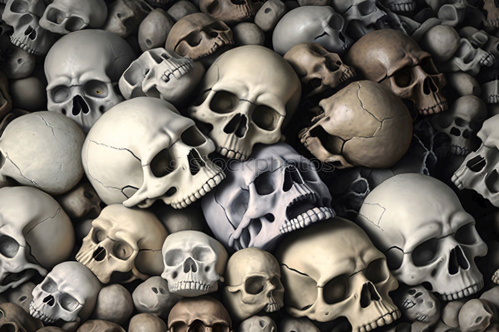 Foto Bild deep. totenkopf Skelett