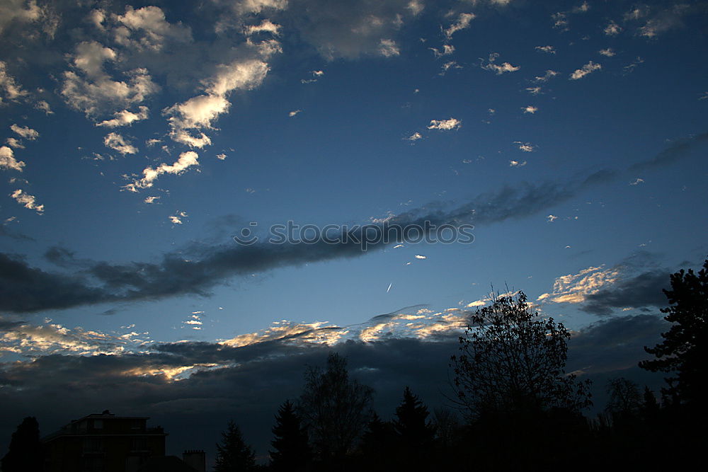 Similar – cloudy sky Sunset Clouds