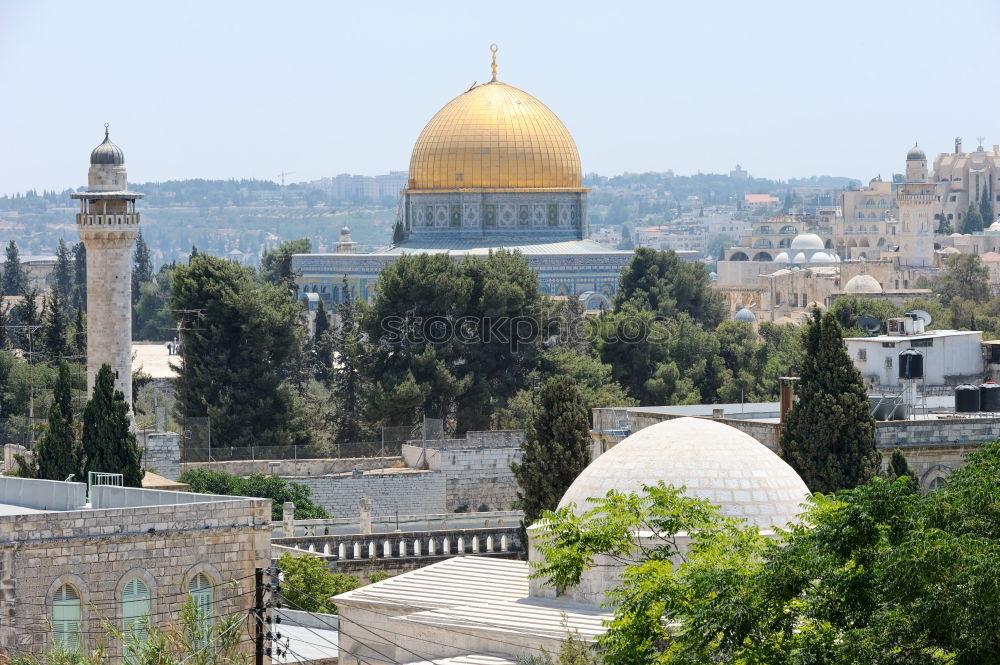 Similar – Image, Stock Photo Dome of the Rock in the Temple District of Jerusalem