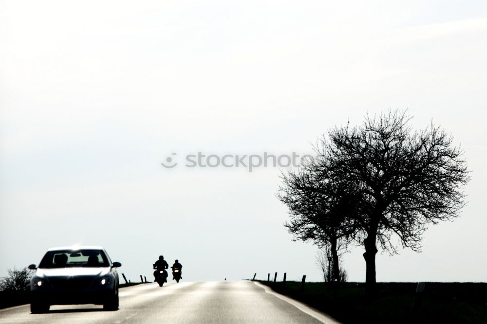 Similar – Image, Stock Photo Noise protection and tyre tracks Burnout