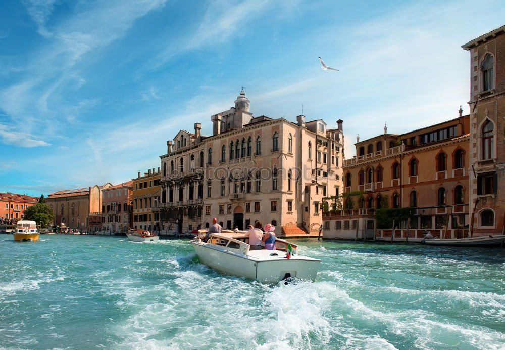 Similar – Image, Stock Photo Venice_Gondola Small Town