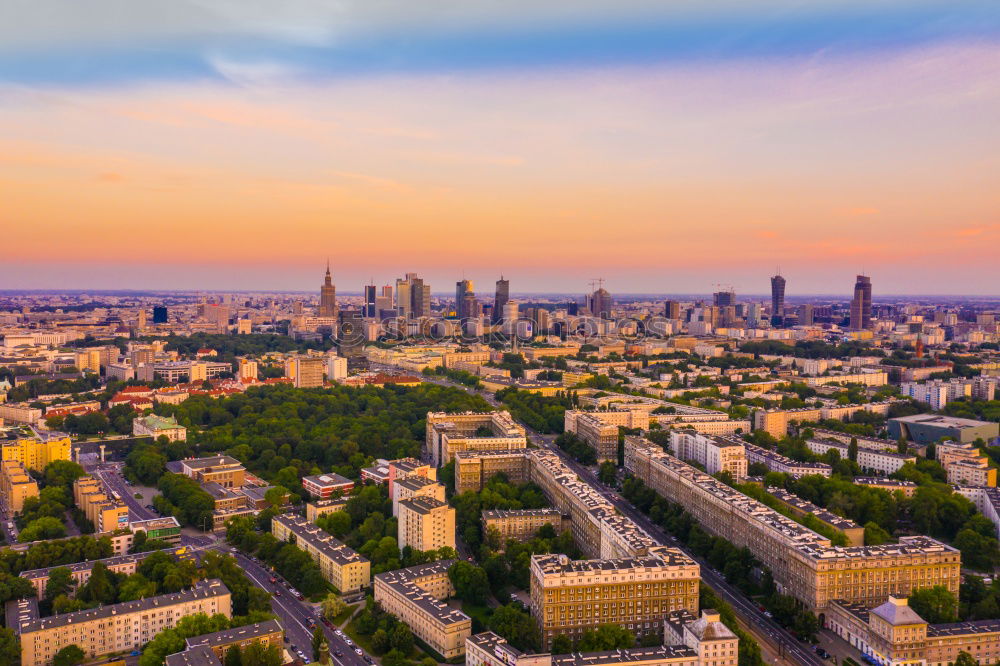 Similar – Autumn panoramic view of Berlin XII