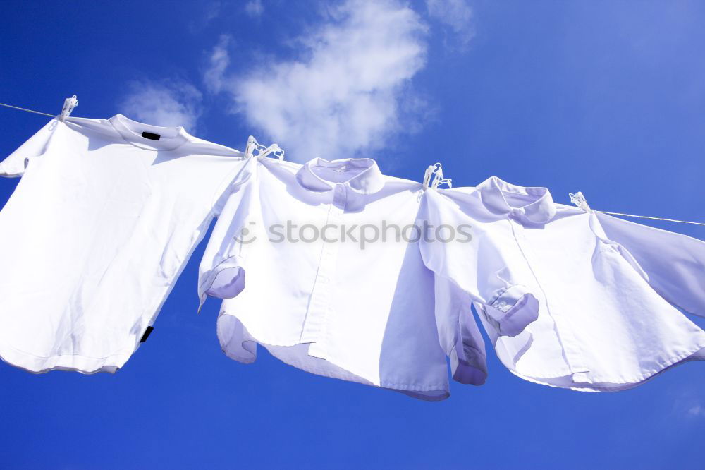 Similar – Image, Stock Photo Laundry drying on the rope