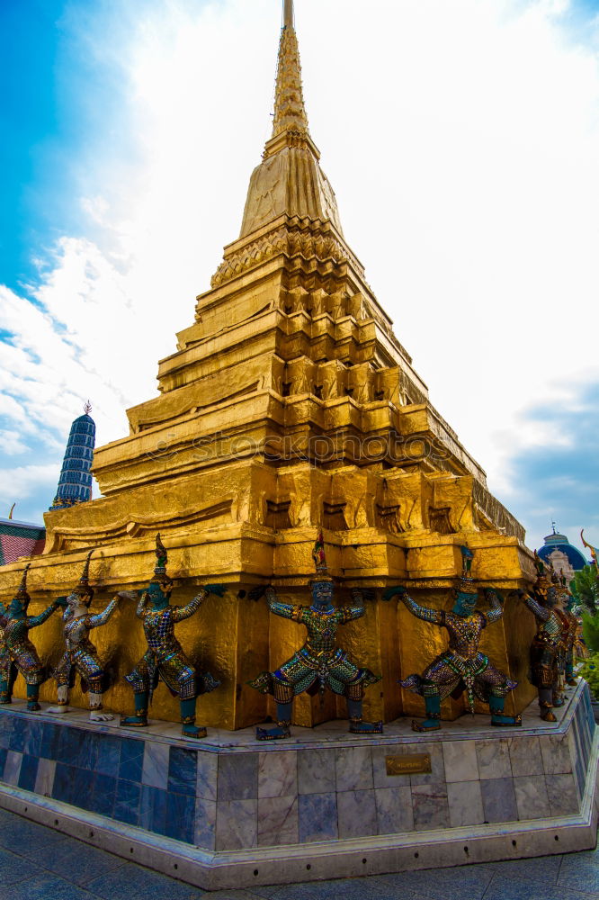 Similar – Colorful statue at Wat Phra Kaew temple, Bangkok