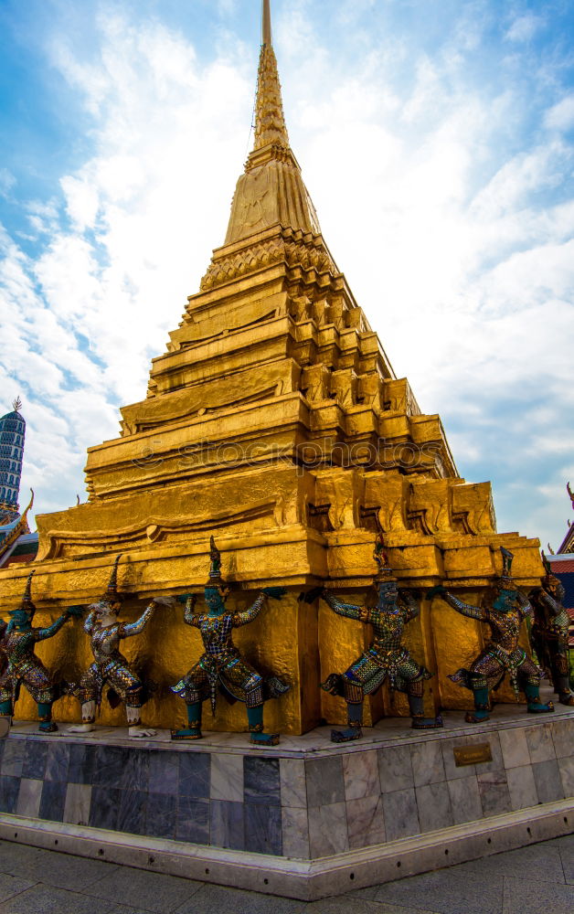 Similar – Colorful statue at Wat Phra Kaew temple, Bangkok