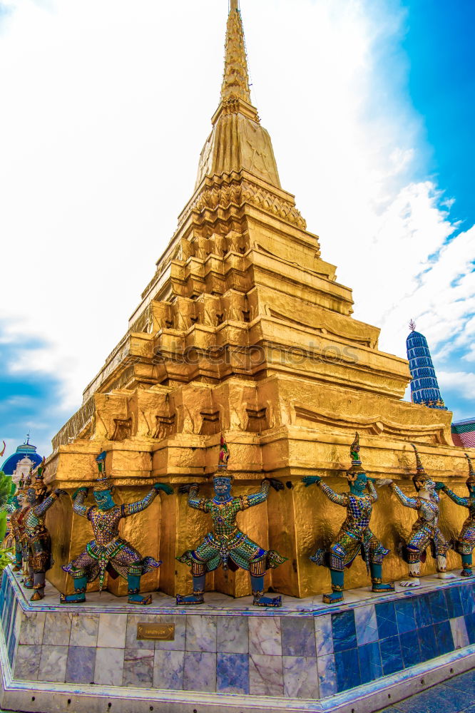 Similar – Colorful statue at Wat Phra Kaew temple, Bangkok