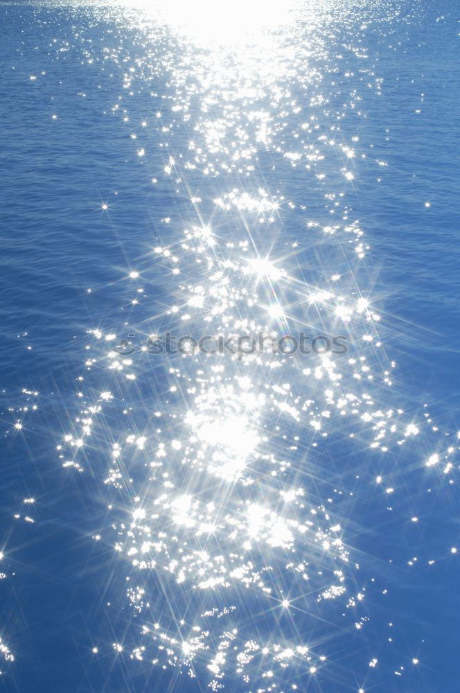 Similar – Image, Stock Photo Sparkling sun glitter on the water surface