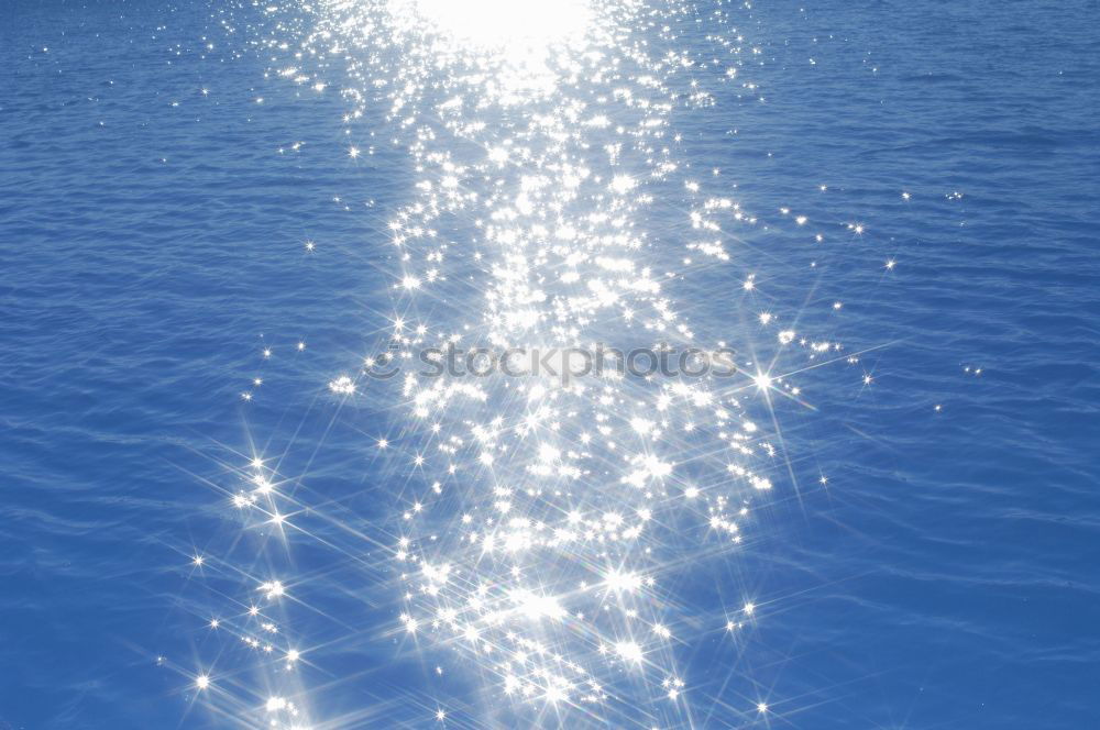 Similar – Image, Stock Photo Sparkling sun glitter on the water surface