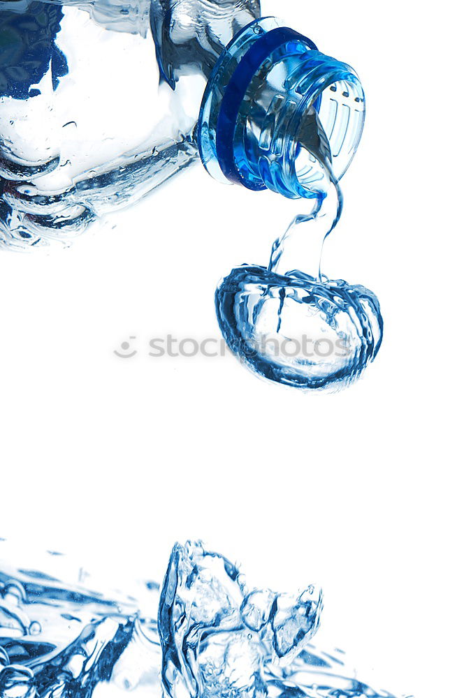 Similar – Water with ice in a plastic bottle. Frosted bottle close-up