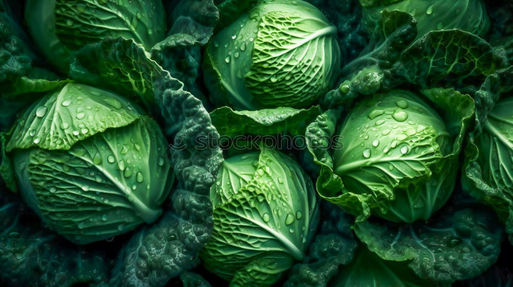 Similar – Image, Stock Photo savoy cabbage Food