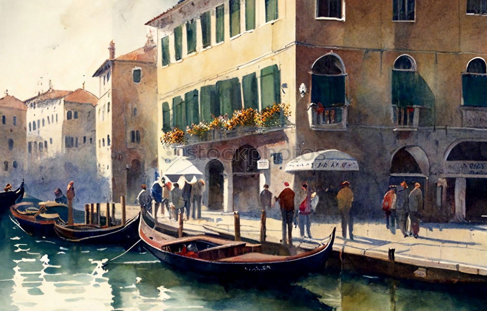 Similar – Image, Stock Photo Venice Village Town