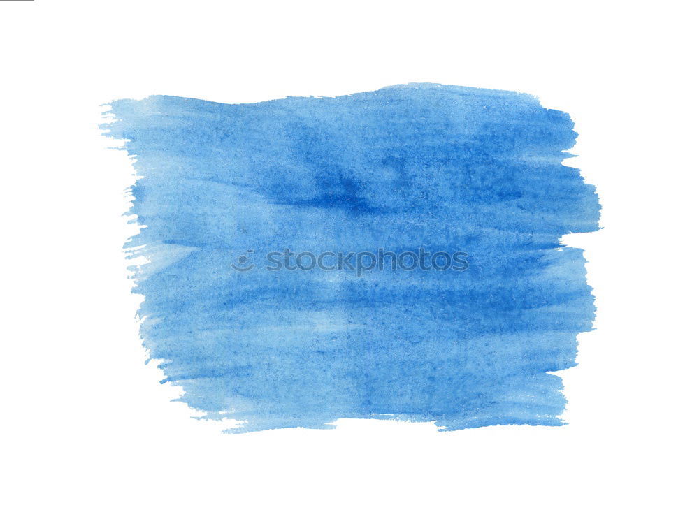 hand-painted background with blue ink