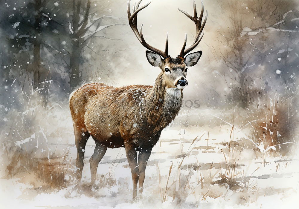 Similar – Stag II Environment Nature