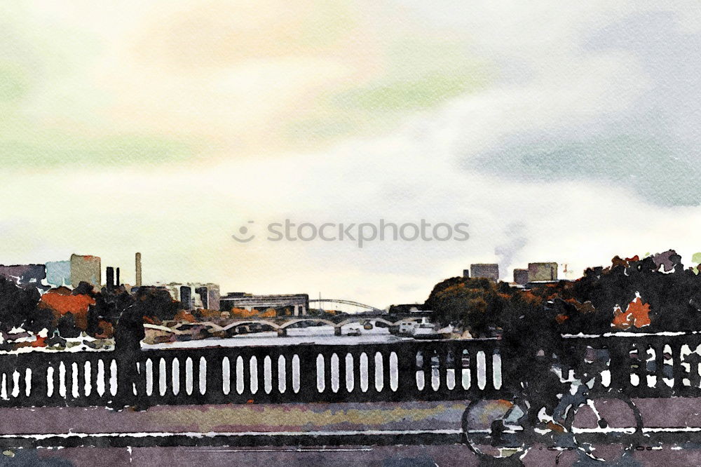 Similar – Image, Stock Photo fog-wadden bicycle Bicycle