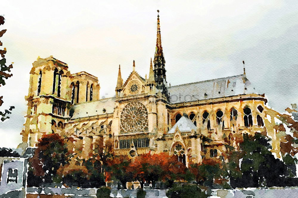 Similar – Image, Stock Photo Notre Dame Paris