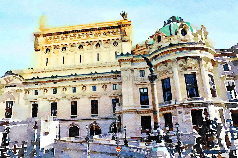 Similar – Sights of Berlin by mobile: French Cathedral IV