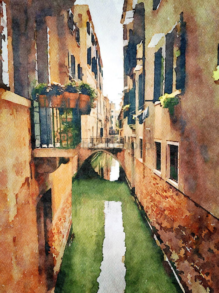 Similar – canal Venice Italy Europe