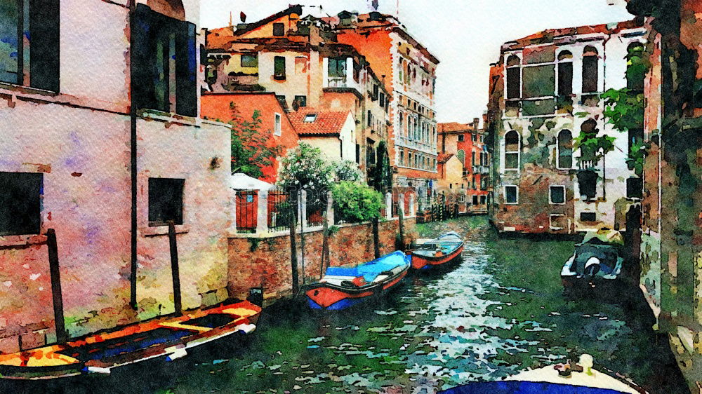 Similar – Image, Stock Photo Venice Village Town