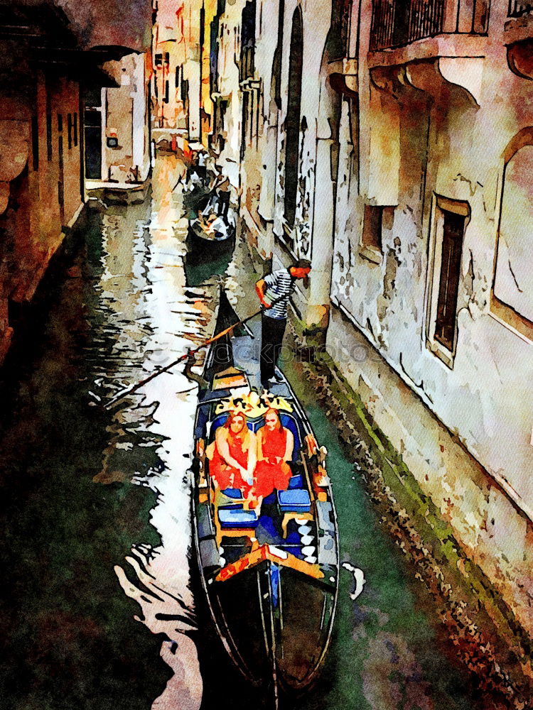 Similar – canal Venice Italy Europe