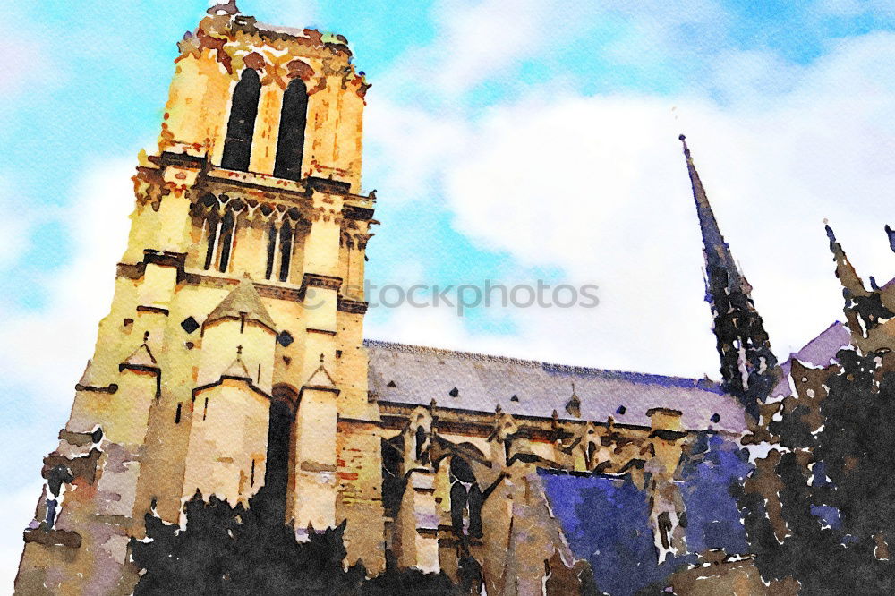 Similar – Image, Stock Photo Notre Dame Paris France