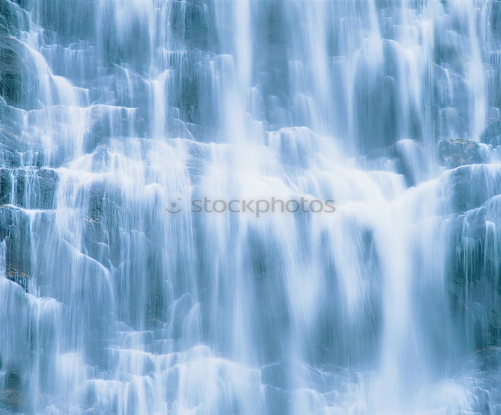 Similar – Image, Stock Photo Closeup of frozen waterfall Godafoss in Iceland