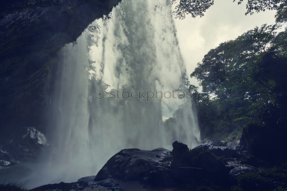 Similar – Foto Bild Wasserfall Bach dunkel