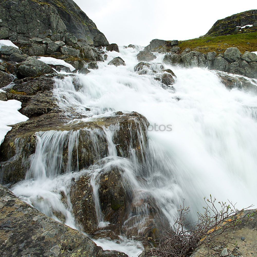 Similar – Image, Stock Photo Mountain stream in winter