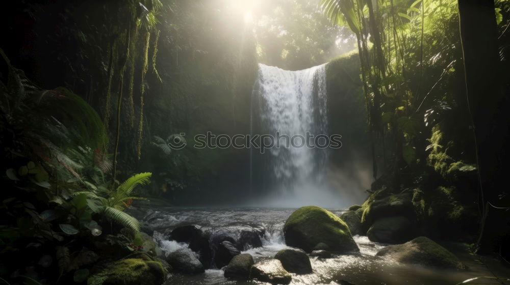 Similar – Foto Bild Wasserfall Bach dunkel