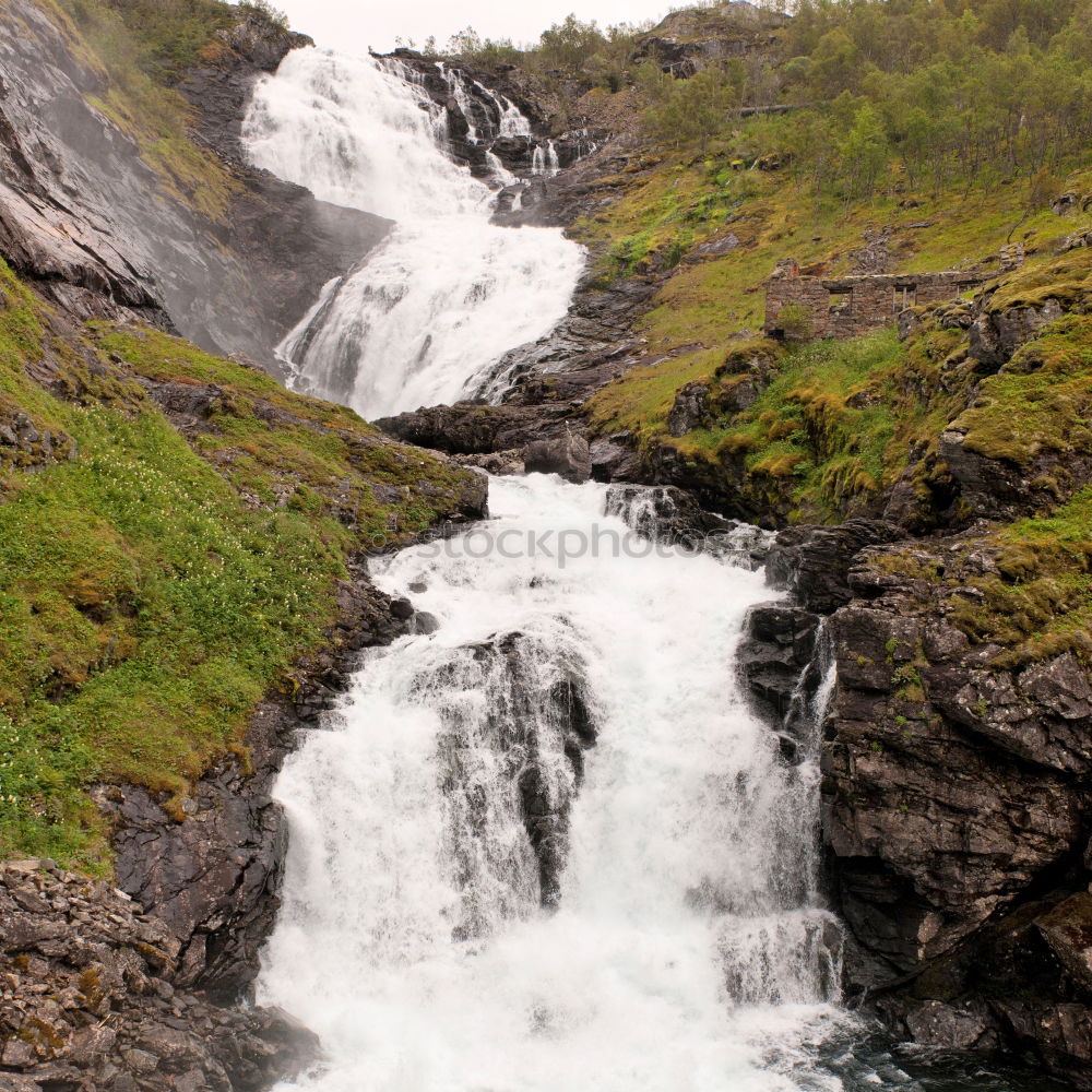 Similar – Vøringsfossen Waterfall, Norway