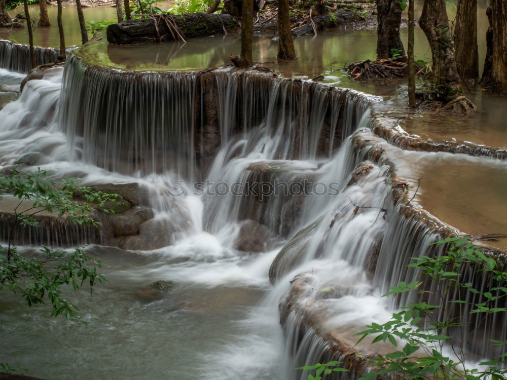 Image, Stock Photo pure nature Waterfall