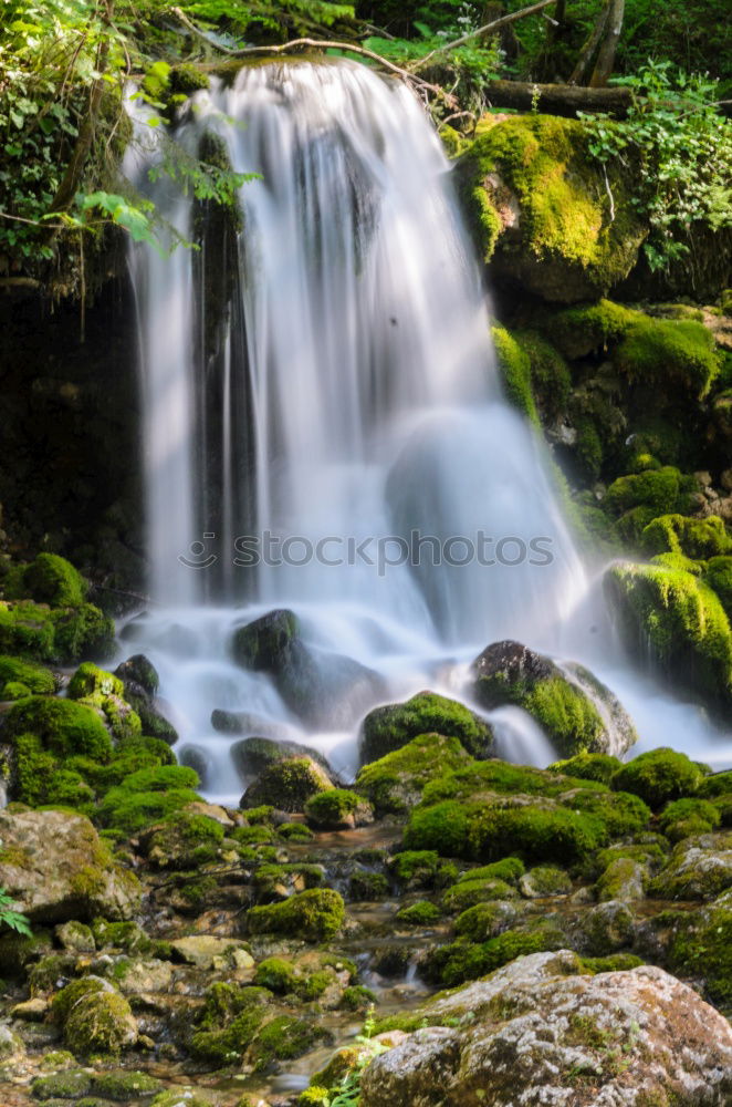 Similar – Image, Stock Photo Waterfall in autumn