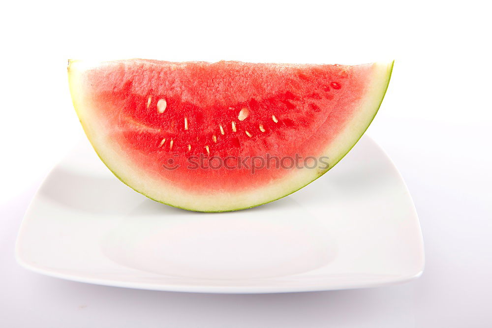 Similar – Pattern red watermelon on background. Flat lay, top view